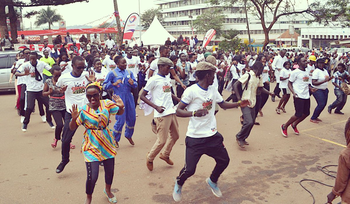 Flash mob performed in Kampala