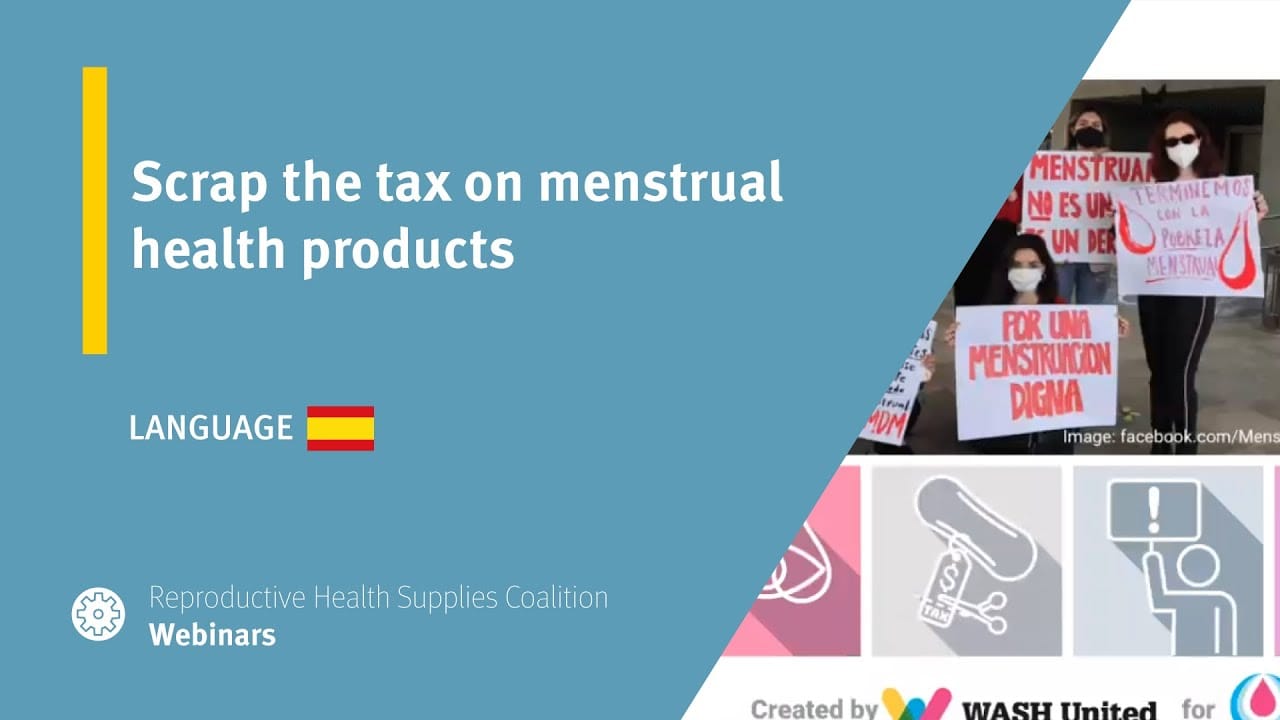 Scrap the tax on menstrual health products
