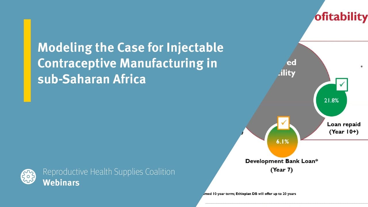 Modeling the Case for Injectable Contraceptive Manufacturing in sub-Saharan Africa